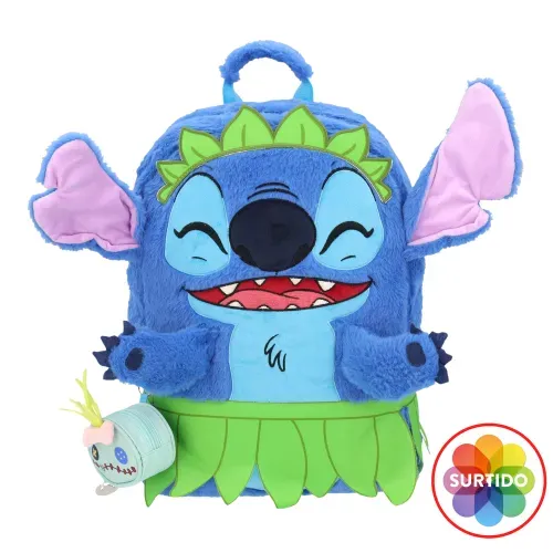 Mochila Infantil Stich Hawaii Deluxe