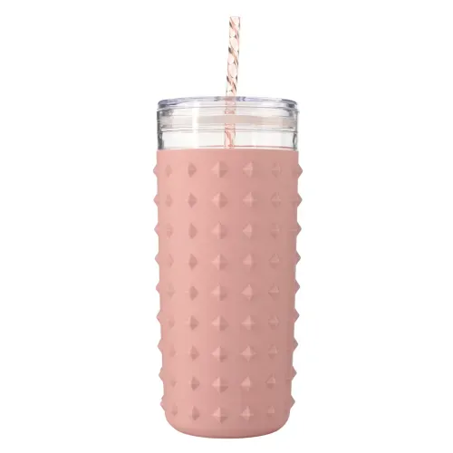 Vaso Con Pajilla Y Silicone 1lt