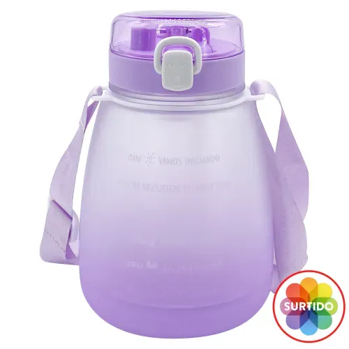 Botella 1l2 Revestimiento De Goma Y Laza