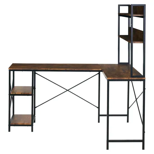 Escritorio De Madera En L