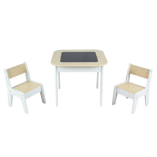 Ms Set Mesas Y Sillas Pizarra 60 60 49 5