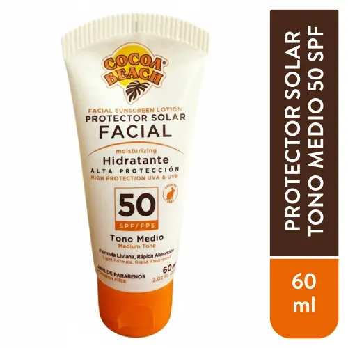 Protect Solar Facial Med Cocoa 50spf60ml
