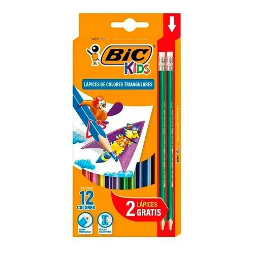 Bic Lapices De Colores Pastel 12 Colores