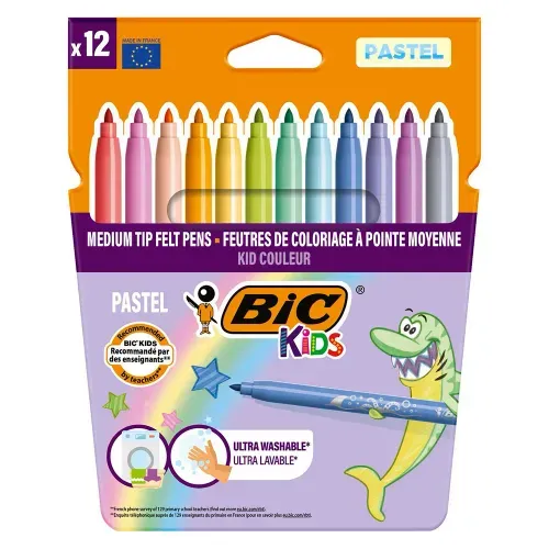Bic Marcadores Pasterl 12 Colores