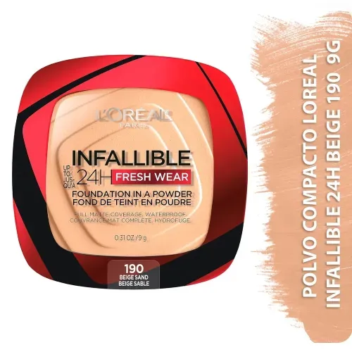 Polvo Loreal Powder 190 Beige Sand 9g