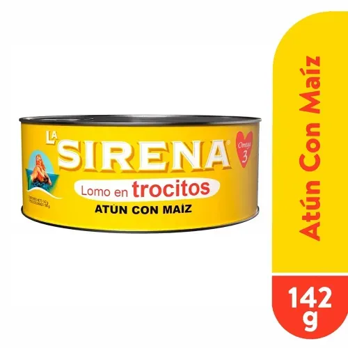Atun En Trocitos Lasirena Con Maiz 142gr