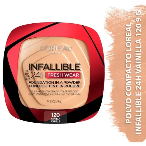 Polvo Loreal Fou Powder 120 Vanilla 9 g
