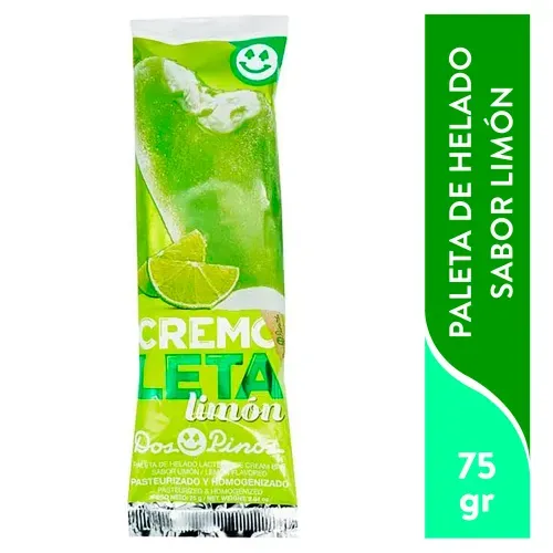 Paleta Cremoleta Limon Dos Pinos 75 Gr
