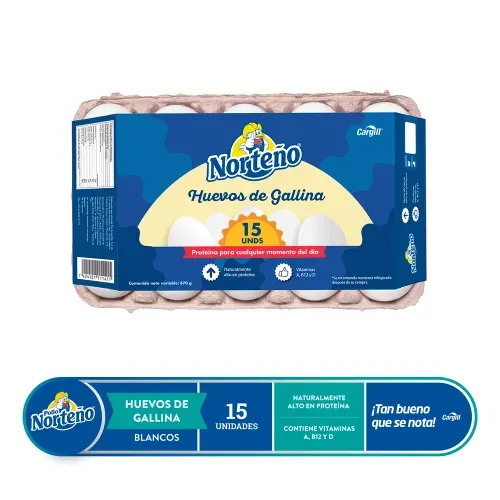 Huevo Norteño de Gallina - 15 u