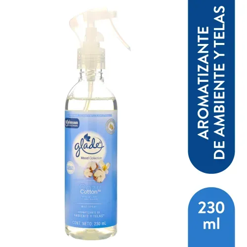 Glade Spray Cotton Ambiente y Tela 230ml
