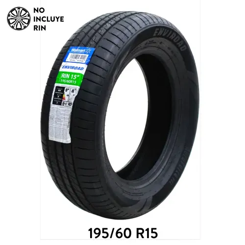 Llanta para auto Enviroad, medidas: 195/60 Rin 15