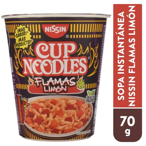 Sopa Nissin Flamas Limon 70g