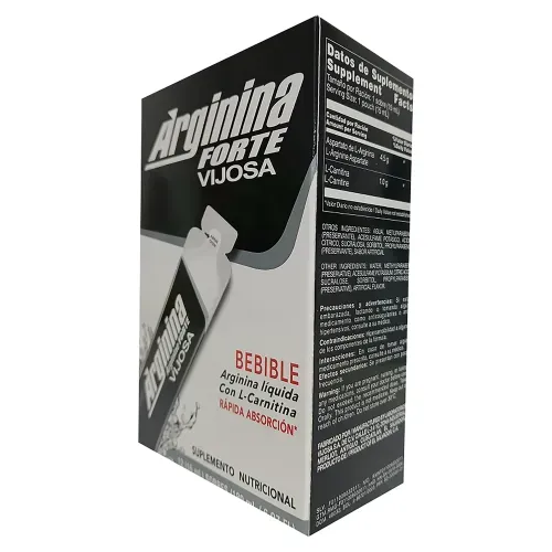 Arginina Forte 12 Sobres Bebibles 12 Unidad