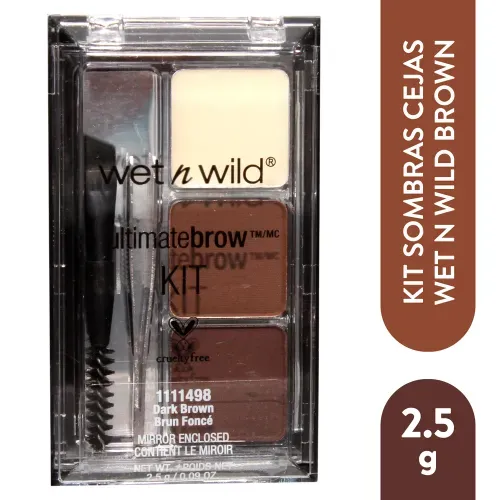 Kit Sombras Cejas Wet n Mild Brown 2 5g