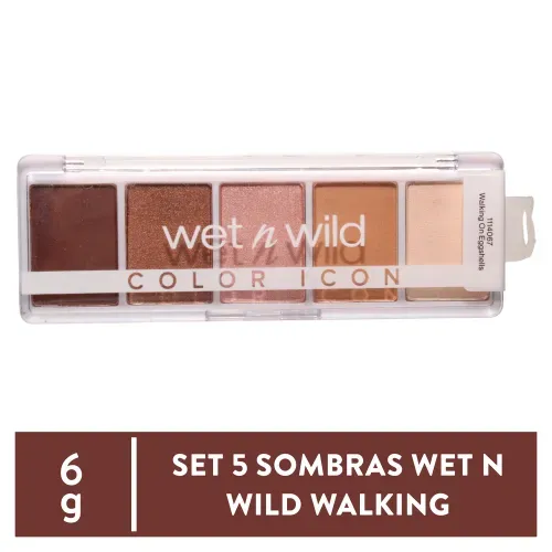 Set 5 Sombras Wet n Wild Walking On 6 g