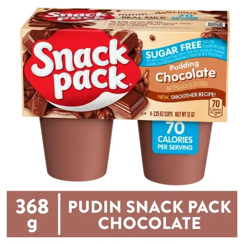 Pudin Choco Snack Pack Sugar Free 368 Gr