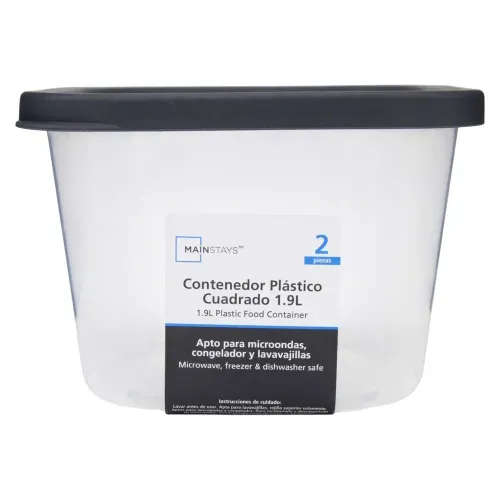 Contenedor Plas Cuadrado 1 9l Mainstays