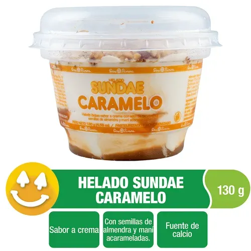 Helado Sundae Caramelo Dos Pinos 130 g