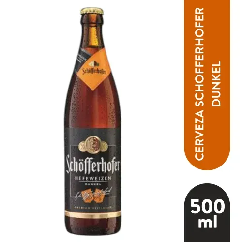Cerveza Schofferhofer Dunkel - 500 ml