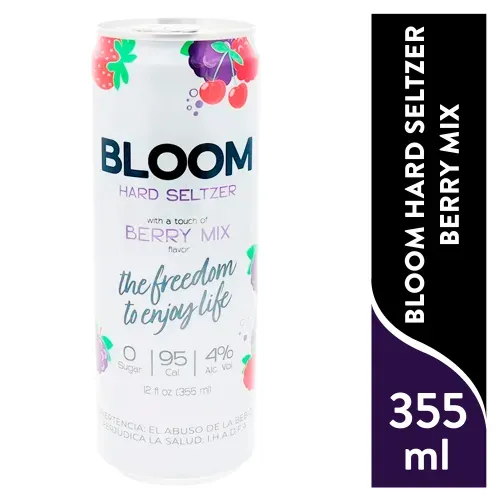 Bloom Hard Seltzer Berry Mix 355ml