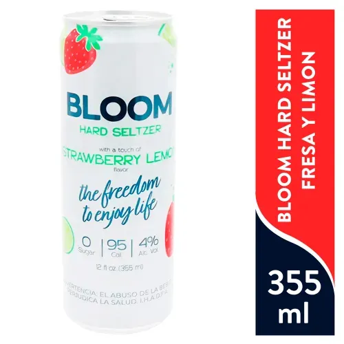 Bloom Hard Seltze Fres Y Limn Lata 355ml