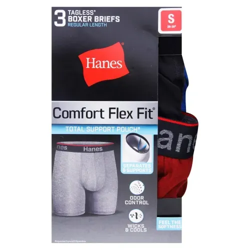 P3 Boxer Brief Hanes Cab Cff c Soport s