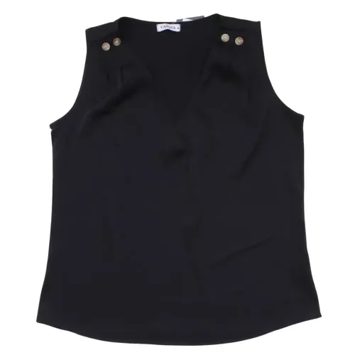 Blusa Carisa Escote v Sin Manga