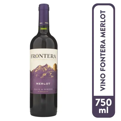 Vino Tinto Frontera Merlot- 750 Ml