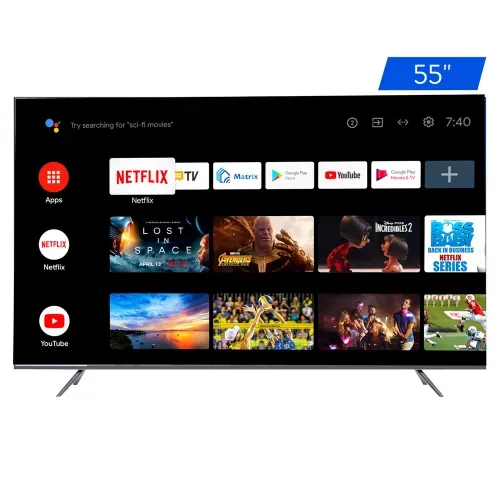 Pantalla Durabrand HQLED Smart TV 4K - 55 pulgadas