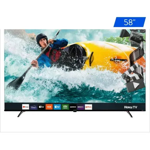 Pantalla LED Smart Hotline Roku 4K - 58 pulgadas