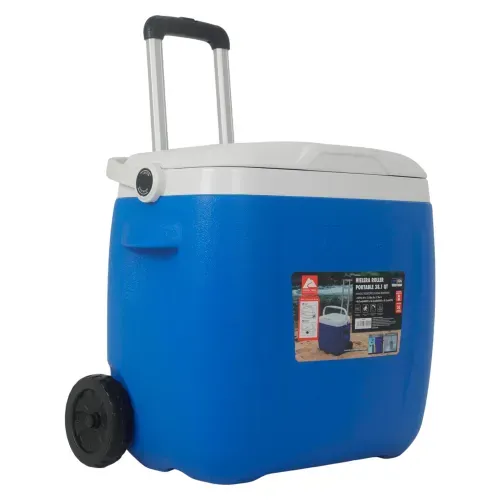 Hielera Portatil Ot 36 Litros Con Rodos