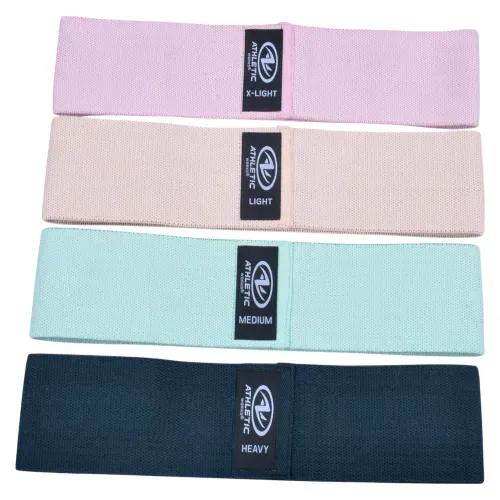 Set de bandas de resistencia Athletic Works - 4 Pzas