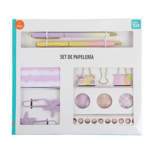 Kit Papelería Pen Gear de oficina -21 pzas