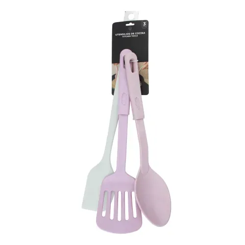 Set De 3 Utensilios De Plastico Para Coc