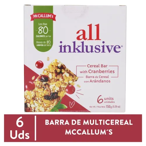 Barra De Multicerealmccallumandanos150g