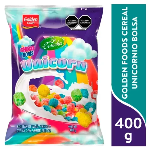 Golden Foods Cereal Unicornio Bol 400 g