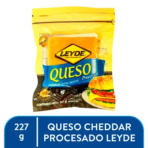 Queso Leyde Cheddar Procesado - 226 g