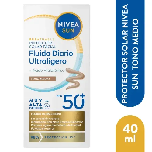 Sun Nivea Ultra Light Tono Medio 50ml