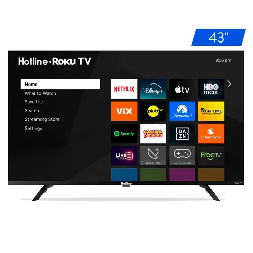 Pantalla Hotline QLED Roku - 43 Pulgadas