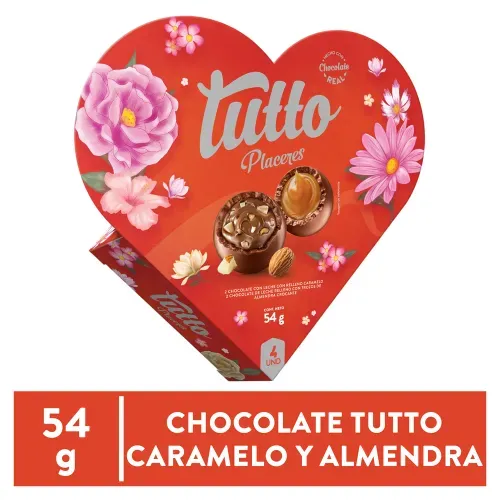 Bombon Tutto Caramelo y Almendra 54 g