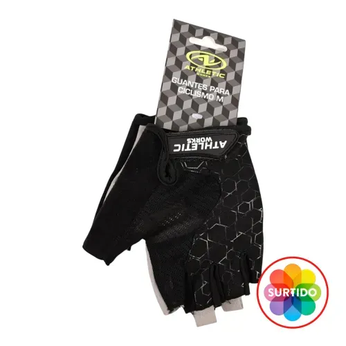 Guantes Athletic Works para ciclismo talla S/M colores surtidos