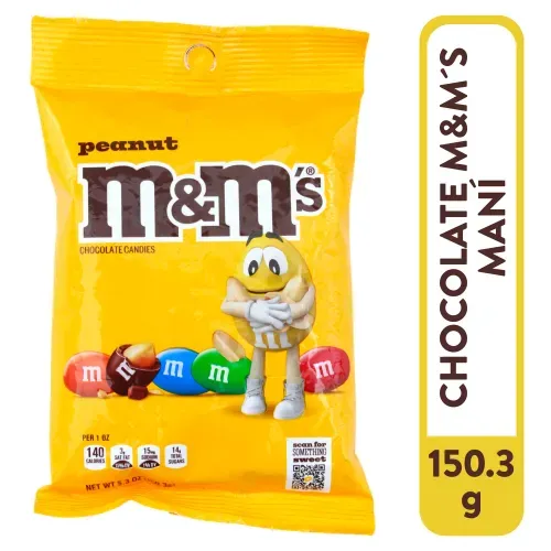 Chocolate Marca M&M'S Mil Chocolate Maní - 150.3g