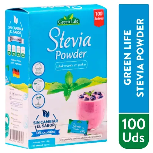 Gl Stevia Powder 100Sobres 100 Gr