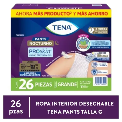 Tena Pants Nocturno g 26 Und