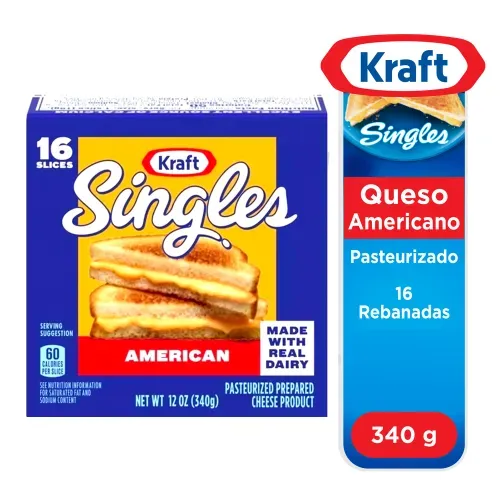 Queso Americano Kraft Rebanado - 340 g