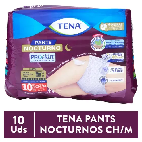 Tena Pant Nocturno m 10 Und