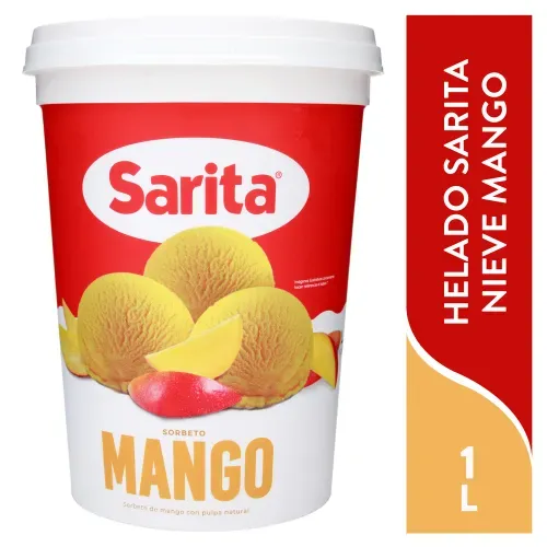 Sorbete Sabor Mango Sarita 540 g
