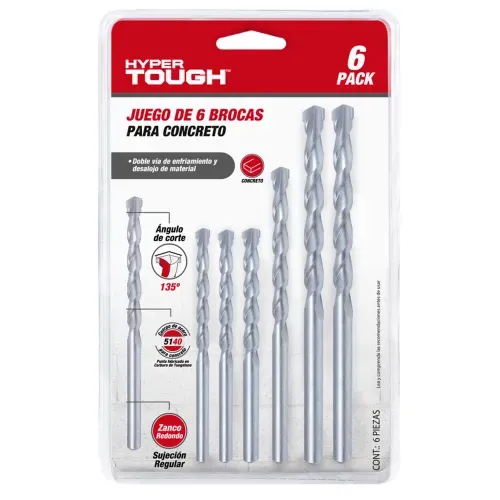 Brocas Para Concreto Juego De 6 Piezas