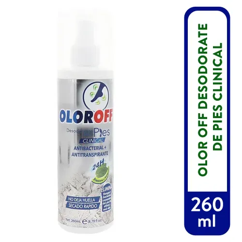 Olor Off Desodor Pies Clinical 260 ml