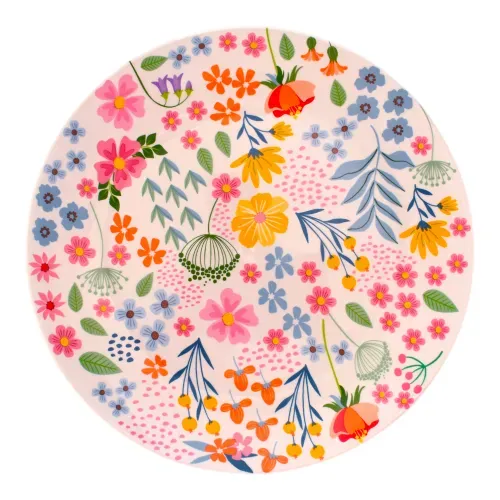 Ms Plato Plano De Porcelana Con Diseo 10